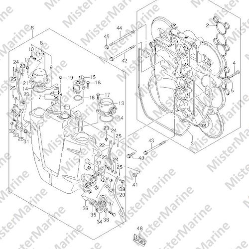 FIG.80 (1-K-4) THROTTLE BODY (DF200T E1)