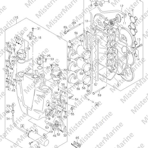 FIG.84 (1-K-12) THROTTLE BODY (DF225T E DF250T)