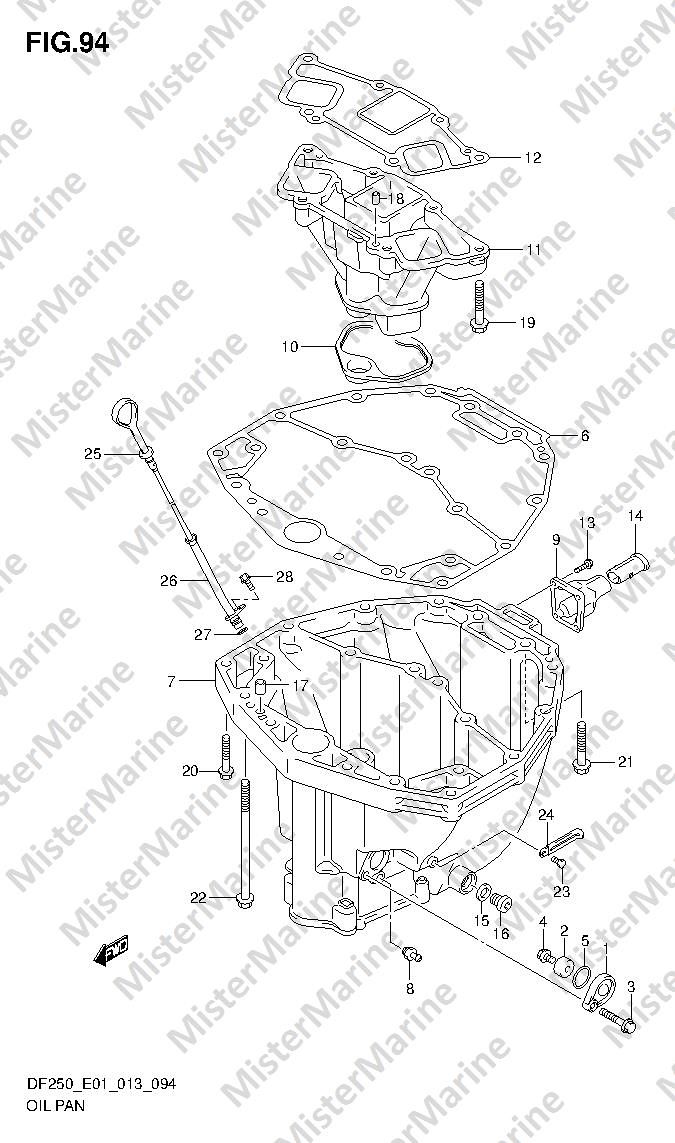 FIG.94 (2-B-2) OIL PAN