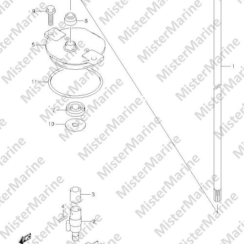 FIG.107 (2-B-15) CLUTCH ROD 