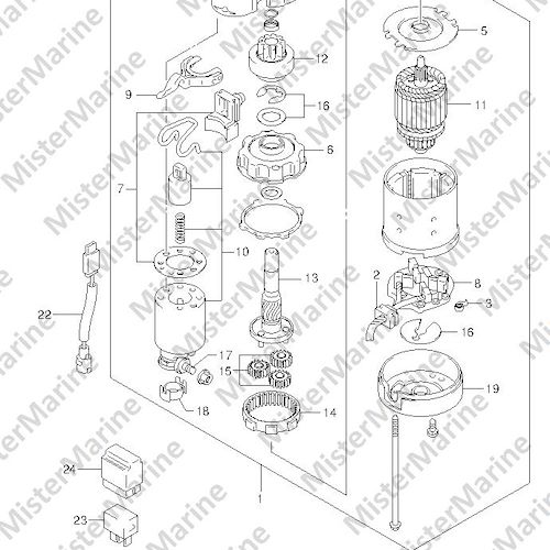 FIG.131 (2-F-7) STARTING MOTOR