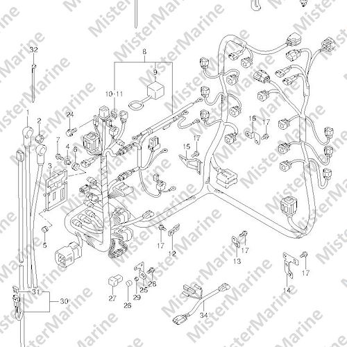 FIG.157 (2-H-5) HARNESS (DF200T E1)