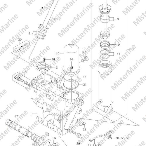 FIG.209 (2-L-13) TRIM CYLINDER TRANSOM(X,XX)