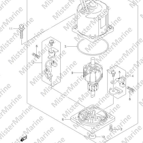 FIG.223 (3-C-11) PTT MOTOR TRANSOM(X,XX)