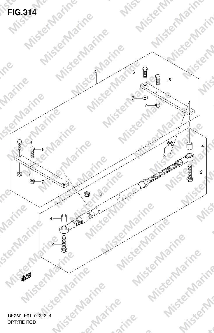 FIG.314 (4-B-7) OPT:TIE ROD