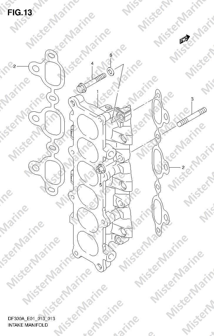 FIG.13 (1-C-5) INTAKE MANIFOLD