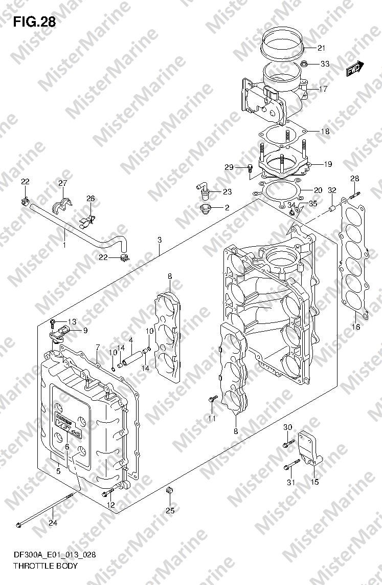 FIG.28 (1-D-15) THROTTLE BODY
