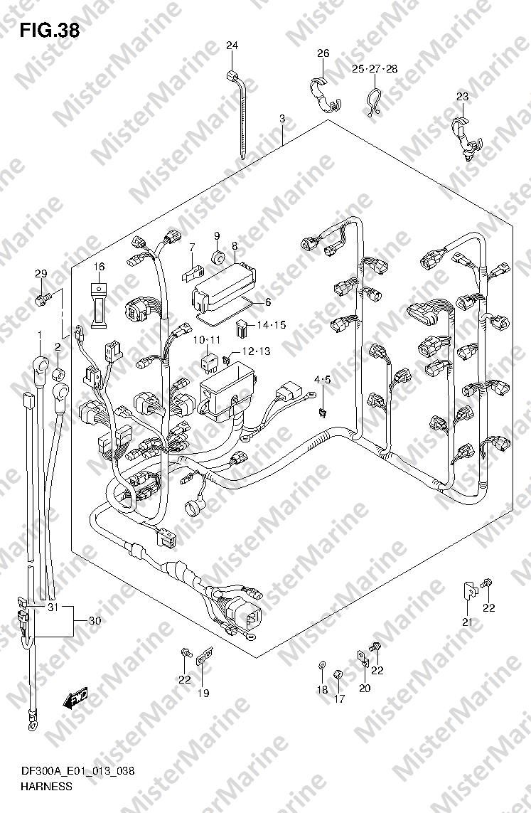 FIG.38 (1-E-14) HARNESS