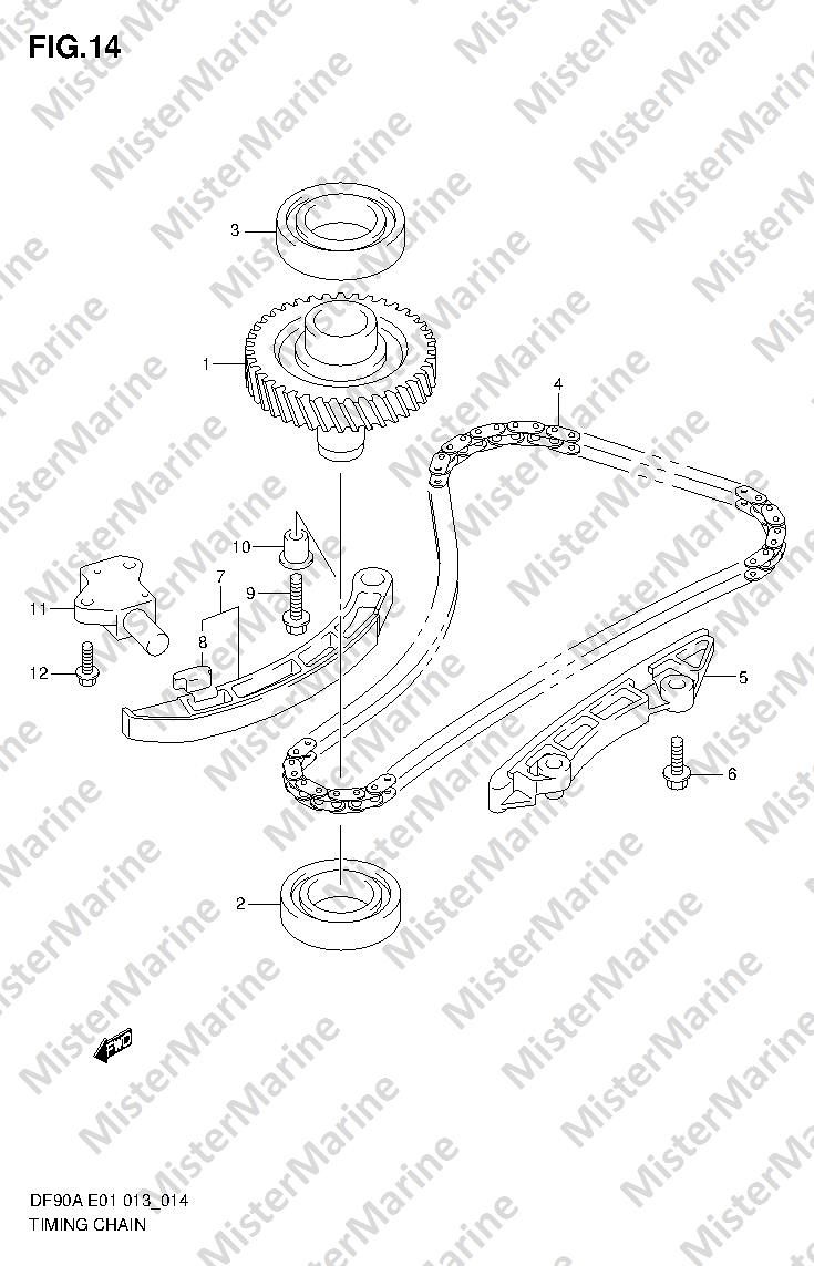 FIG.14 (1-B-15) TIMING CHAIN
