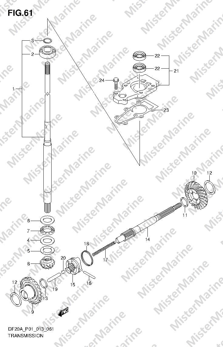 FIG.61 (1-F-13) TRANSMISSION
