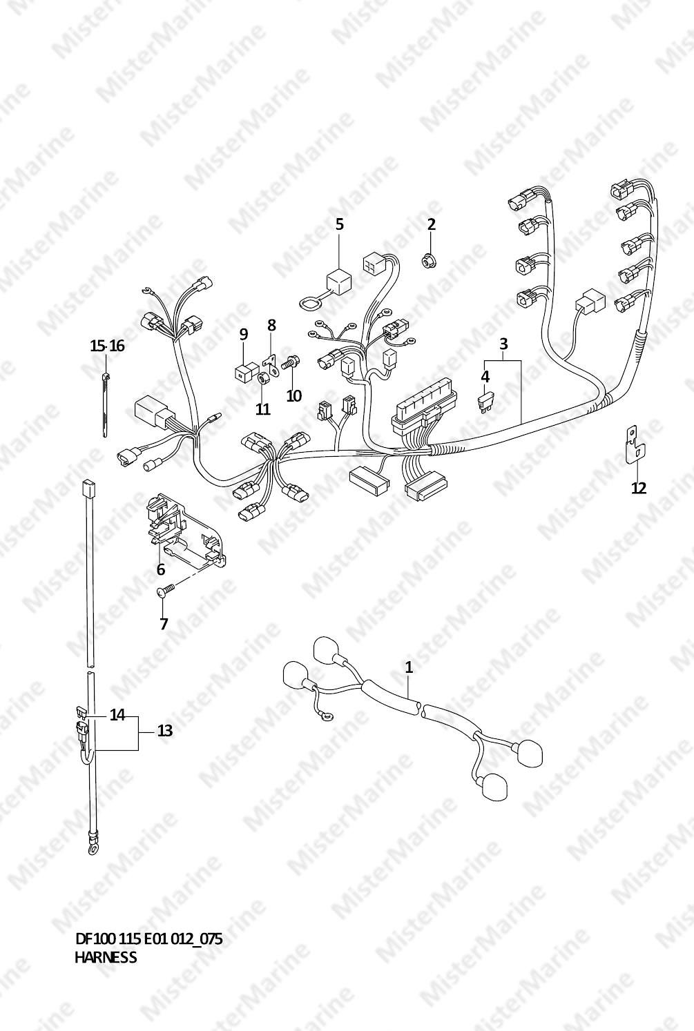 FIG.75 (1-H-10) HARNESS