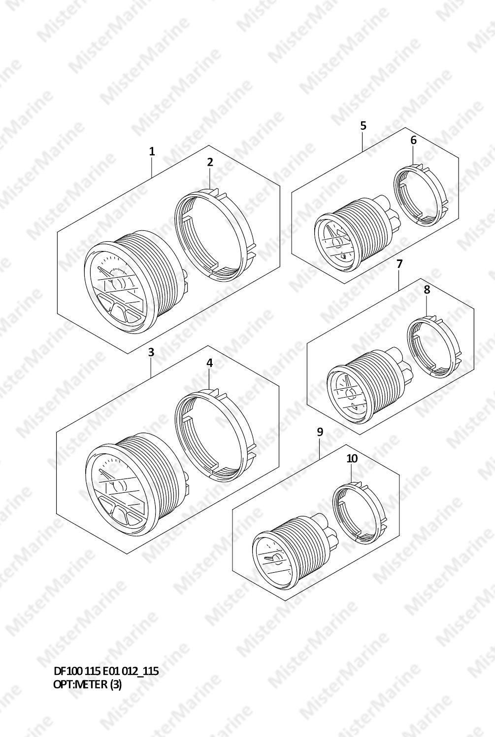 FIG.115 (1-K-14) OPT:METER (3)