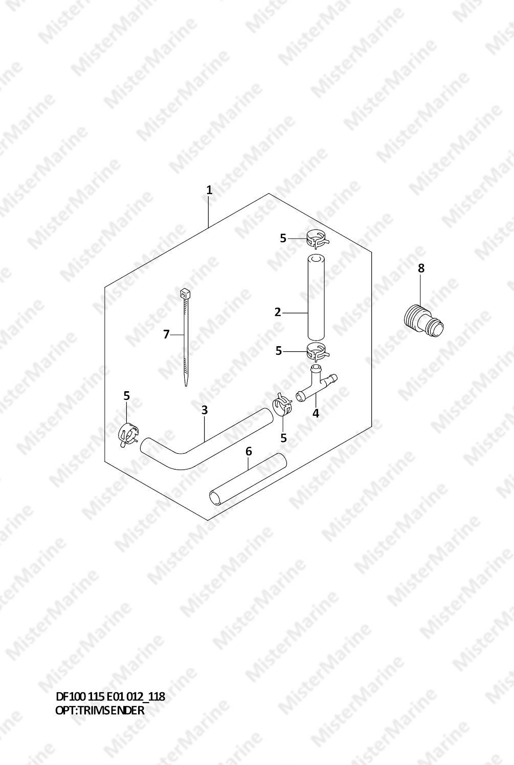 FIG.118 (1-L-3) OPT:TRIM SENDER