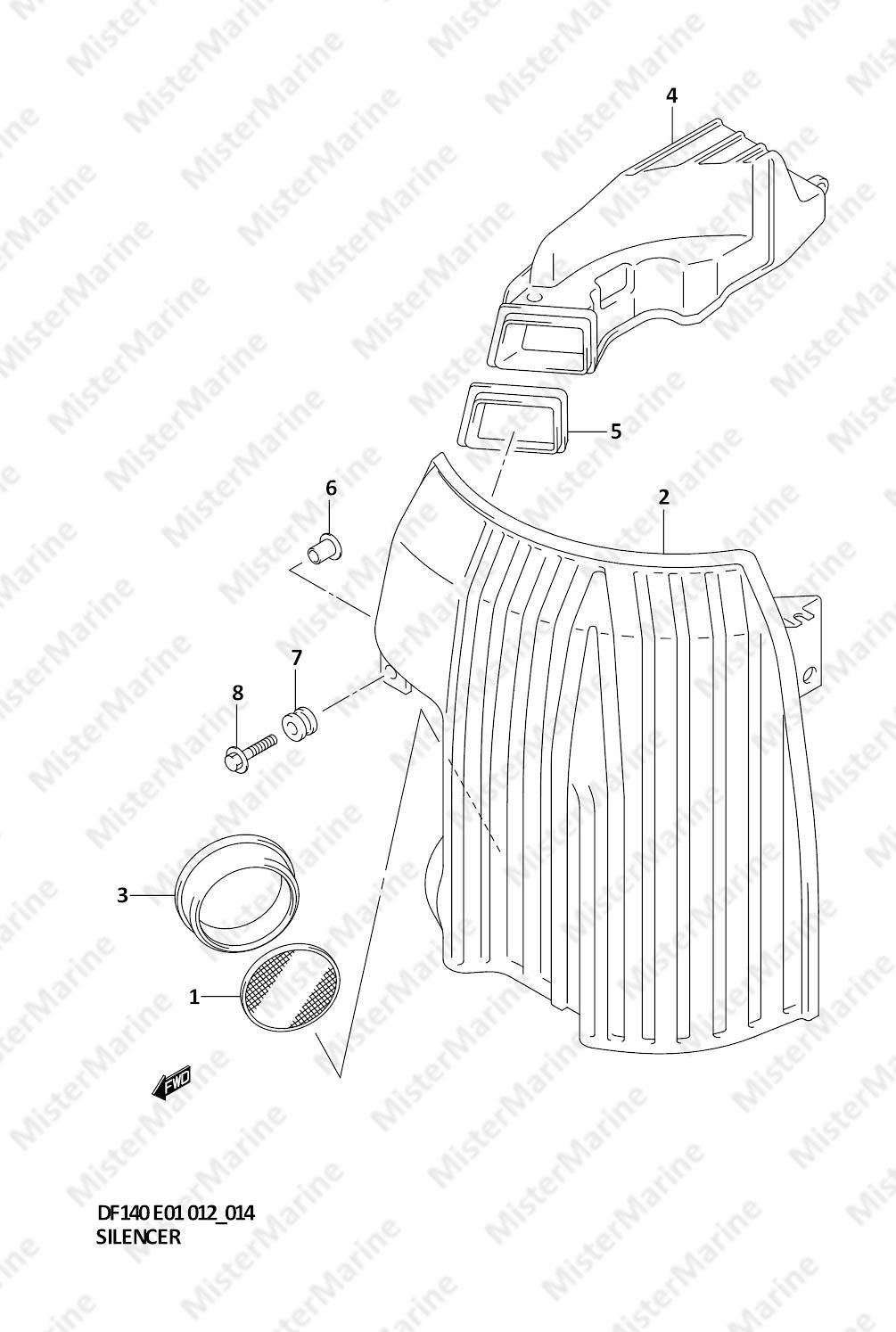 FIG.14 (1-C-5) SILENCER