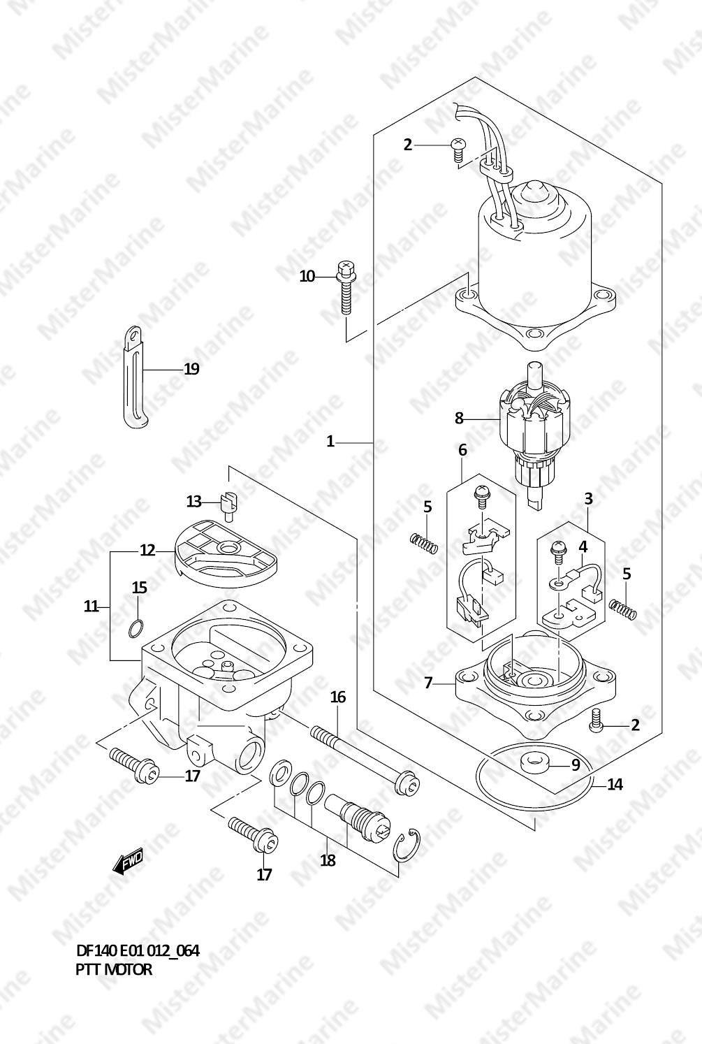 FIG.64 (1-G-7) PTT MOTOR