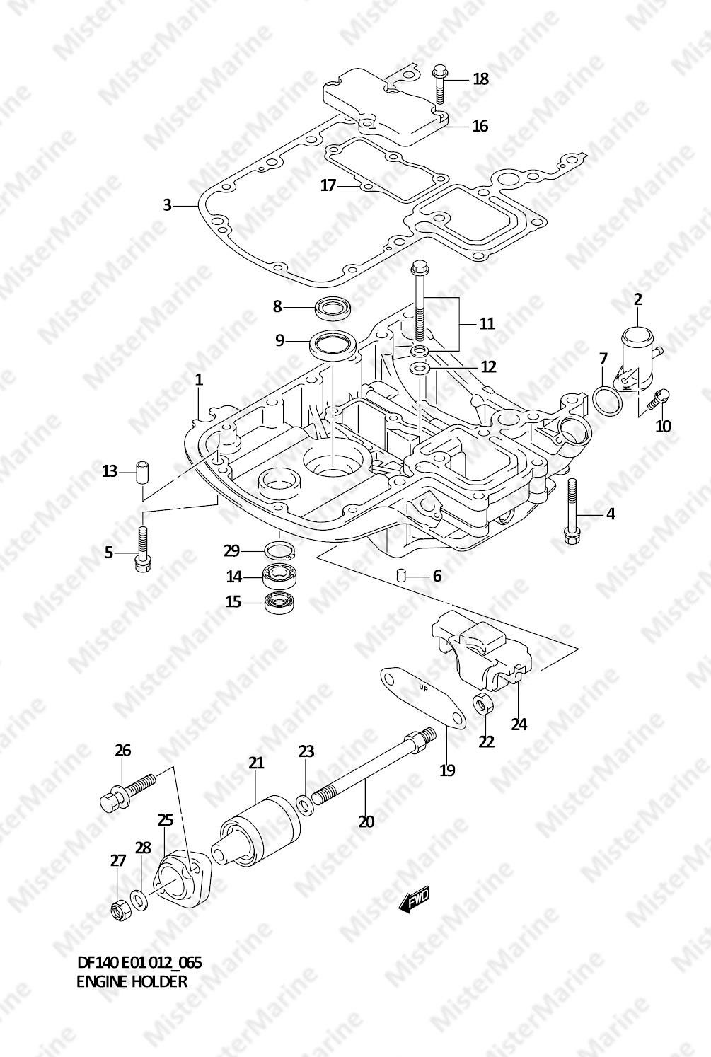 FIG.65 (1-G-8) ENGINE HOLDER