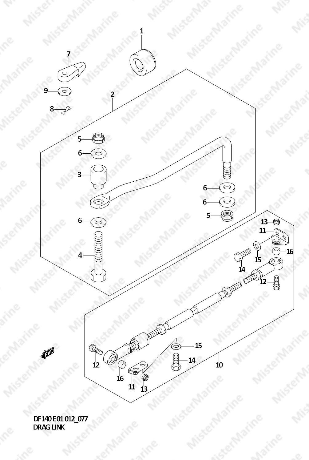 FIG.77 (1-H-6) DRAG LINK