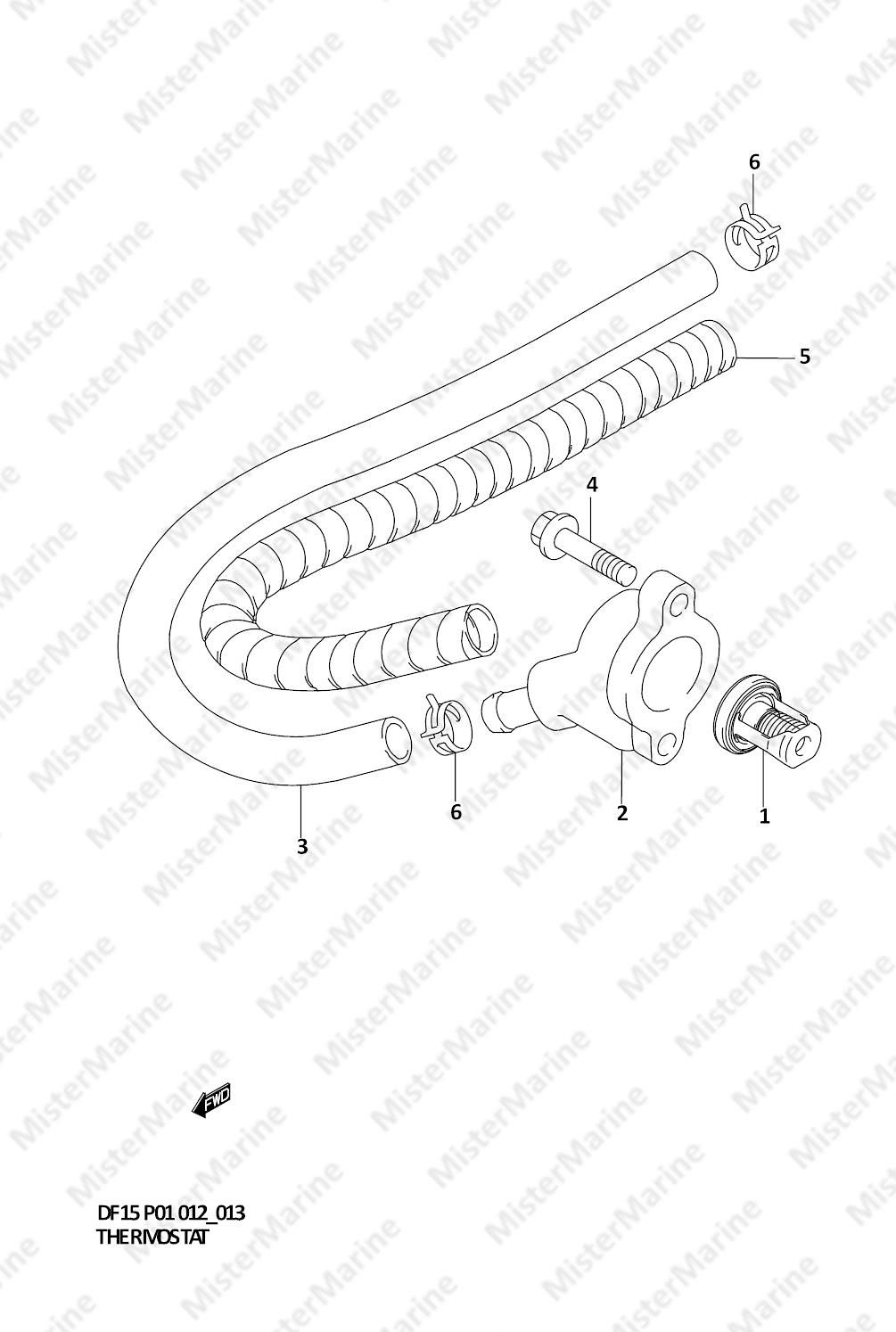 FIG.13 (1-C-2) THERMOSTAT