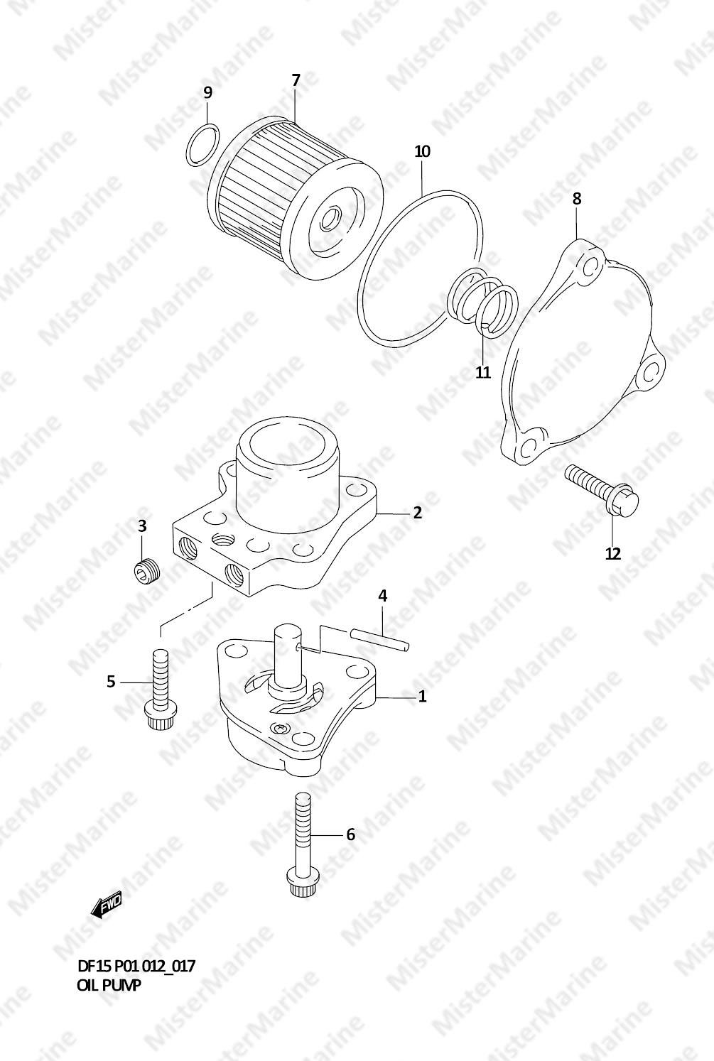 FIG.17 (1-C-6) OIL PUMP