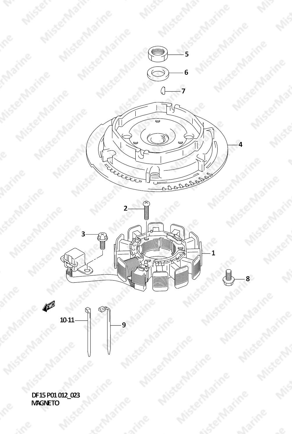 FIG.23 (1-C-14) MAGNETO (DF15 P01)