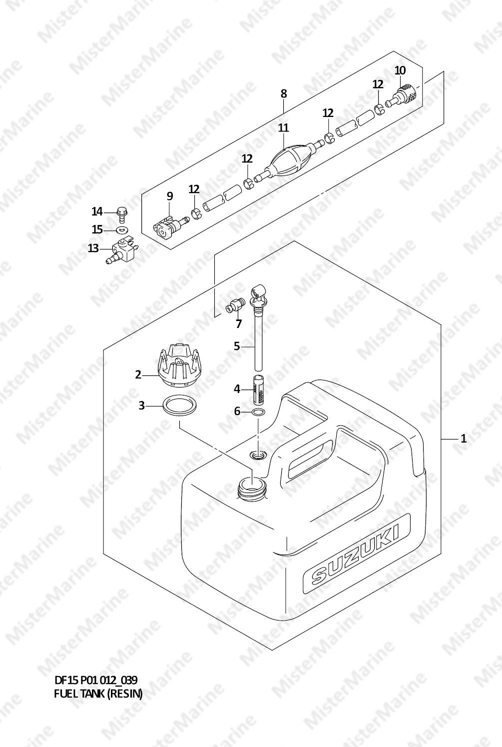 FIG.39 (1-E-5) FUEL TANK (RESIN)