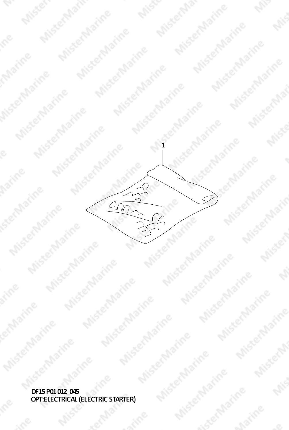 FIG.45 (1-E-13) OPT:ELECTRICAL (ELECTRIC STARTER)
