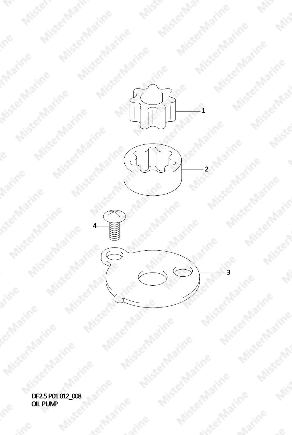 FIG.8 (1-B-9) OIL PUMP