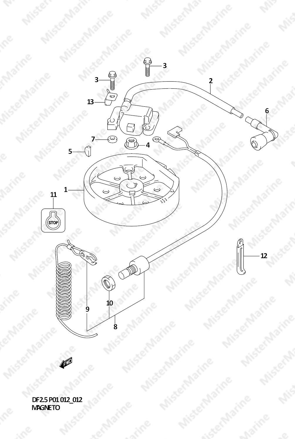 FIG.12 (1-B-13) MAGNETO