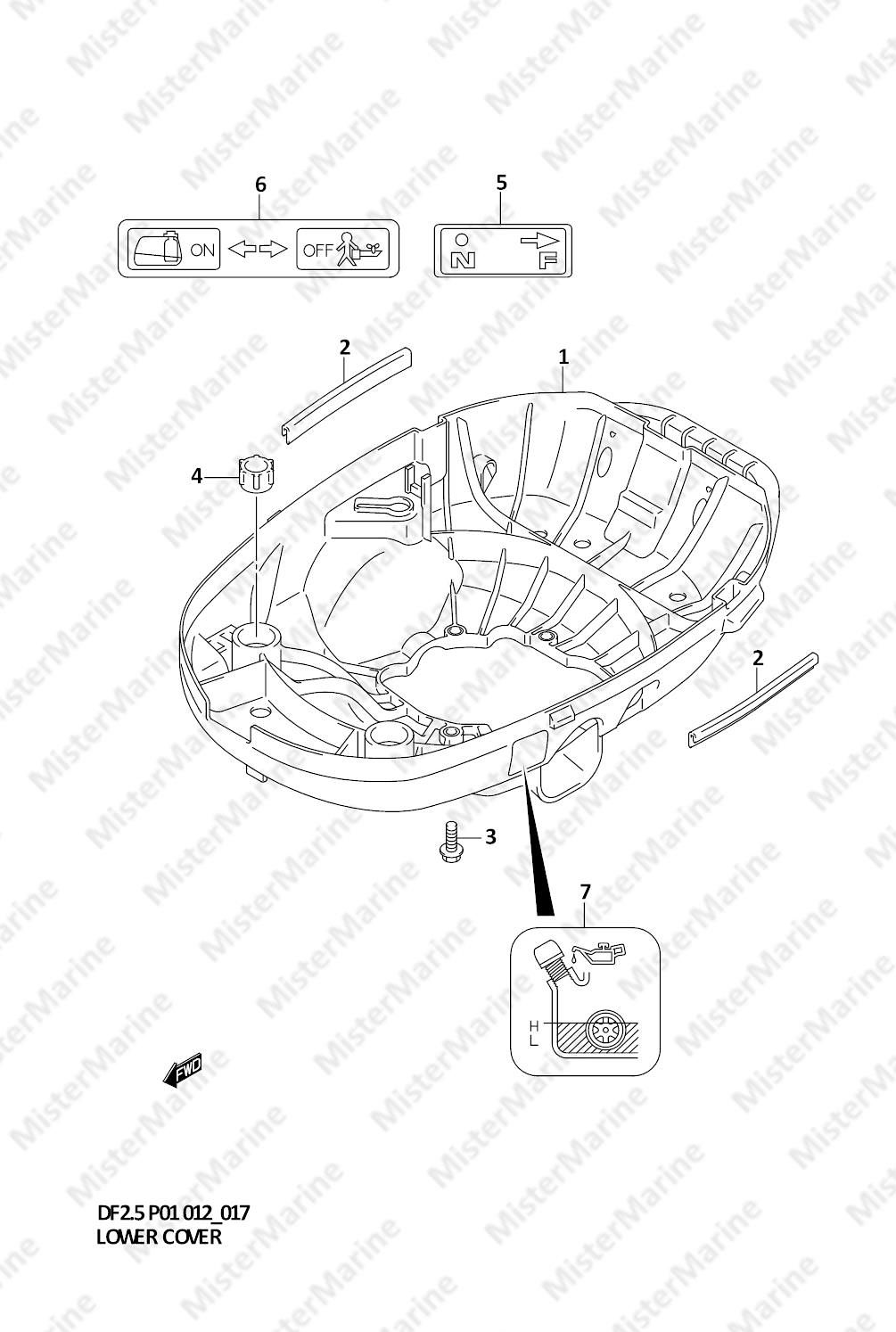 FIG.17 (1-C-4) LOWER COVER