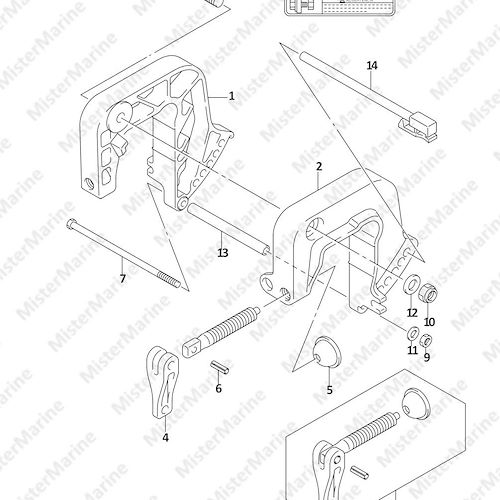FIG.22 (1-C-10) CLAMP BRACKET