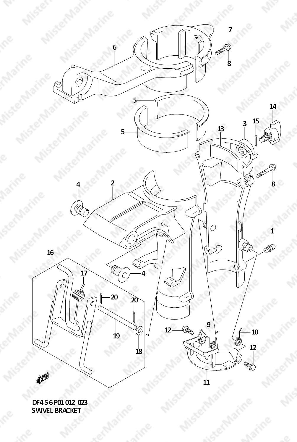 FIG.23 (1-C-11) SWIVEL BRACKET