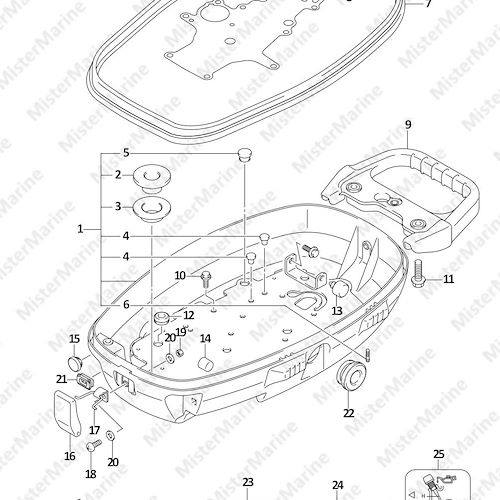 FIG.26 (1-C-14) LOWER COVER (DF4 P01)