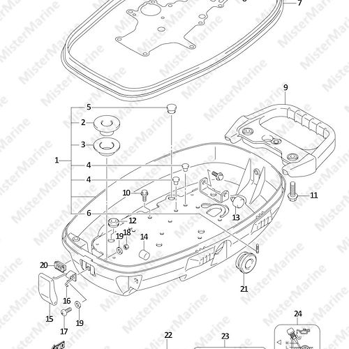 FIG.27 (1-C-15) LOWER COVER (DF5 P01)