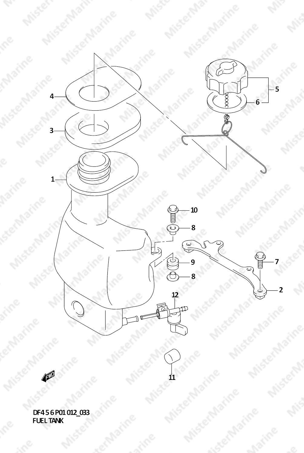 FIG.33 (1-D-7) FUEL TANK (DF4 P01)