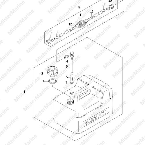FIG.38 (1-D-12) OPT : FUEL TANK (RESIN) (DF5 P01)