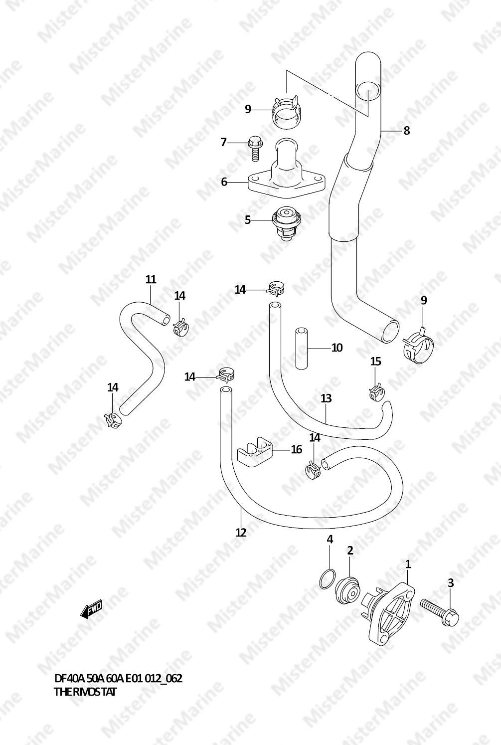 FIG.62 (1-F-8) THERMOSTAT