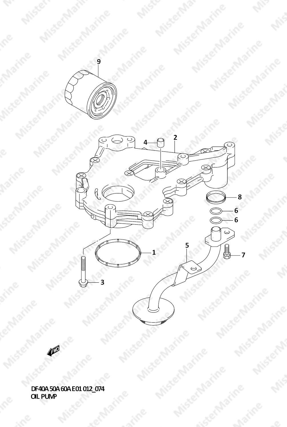 FIG.74 (1-G-6) OIL PUMP