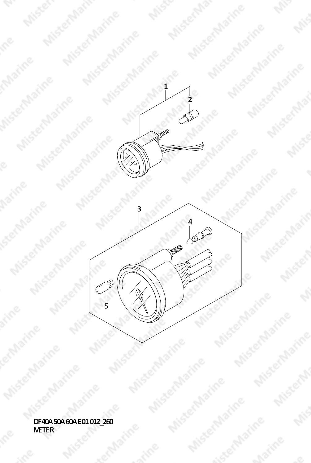FIG.260 (2-K-11) METER (DF40AST E34)