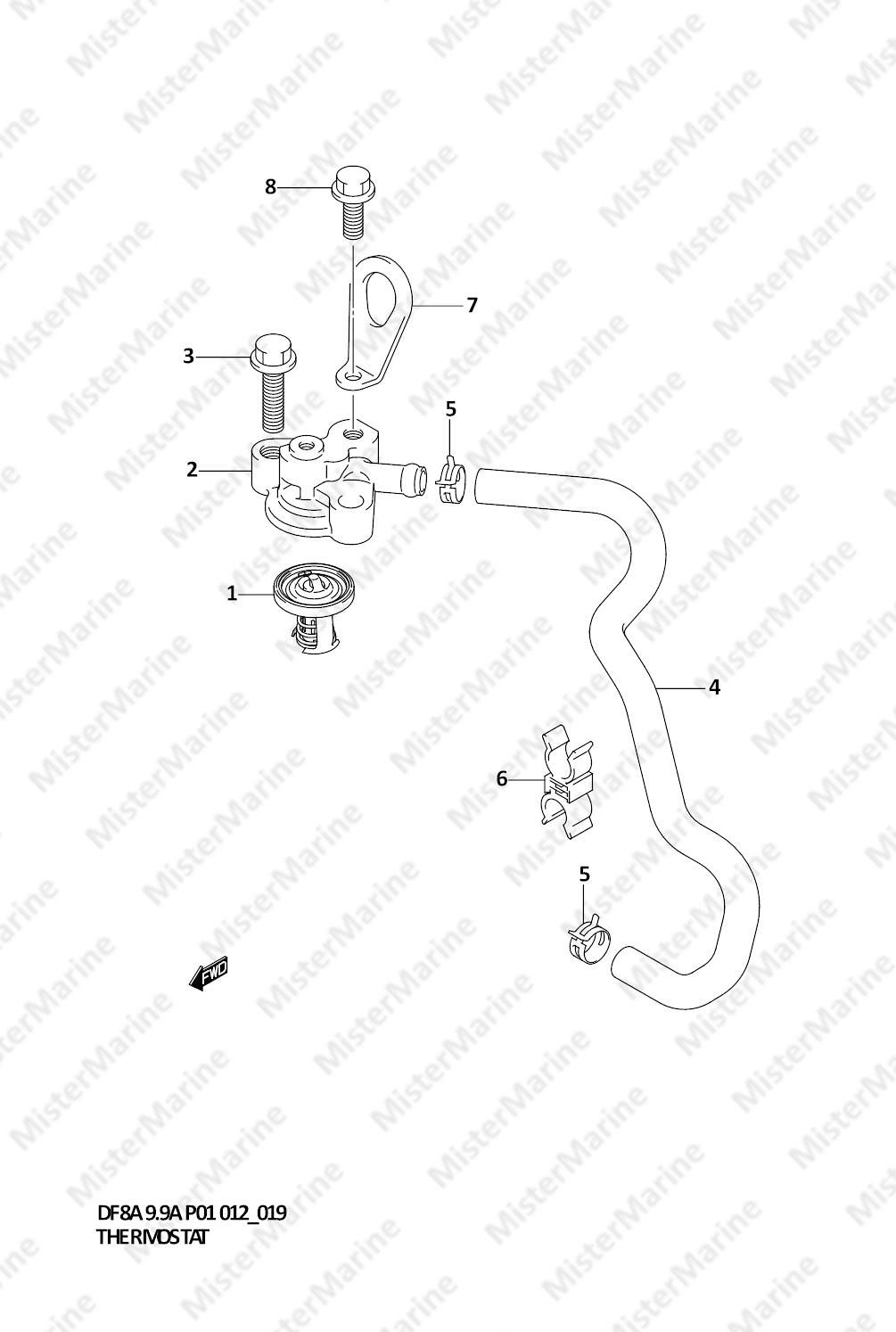 FIG.19 (1-C-9) THERMOSTAT