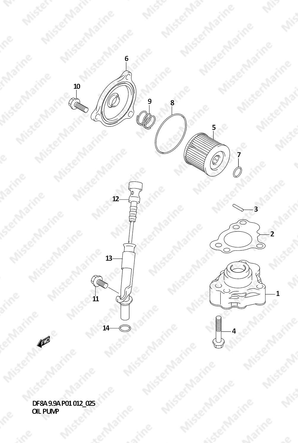 FIG.25 (1-C-15) OIL PUMP