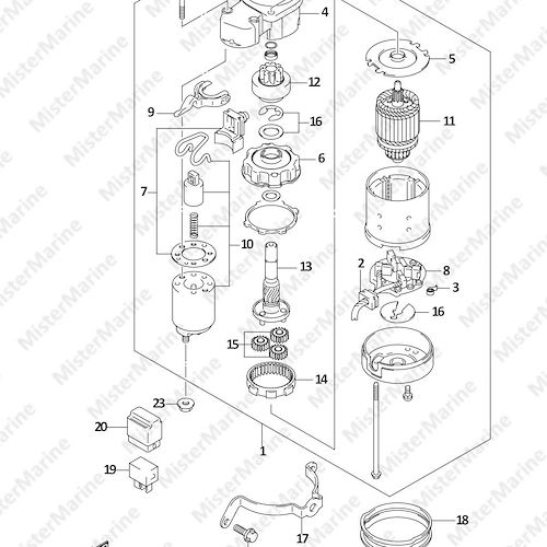 FIG.32 (1-D-9) STARTING MOTOR