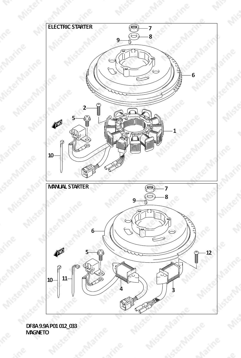 FIG.33 (1-D-10) MAGNETO (DF8A P01)