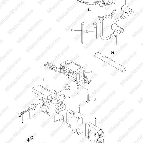 FIG.37 (1-D-14) RECTIFIER / IGNITION COIL (DF8A P01)