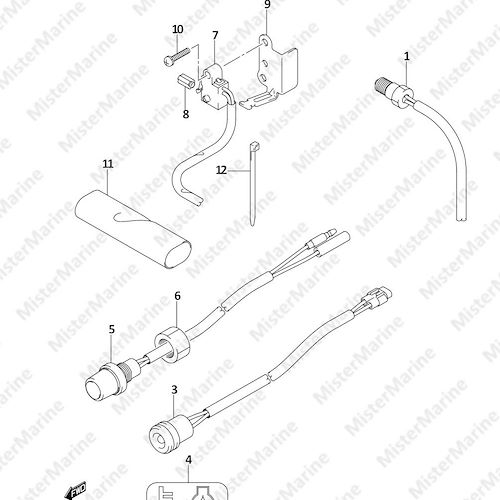 FIG.43 (1-E-6) SENSOR / SWITCH (DF9.9A P01)