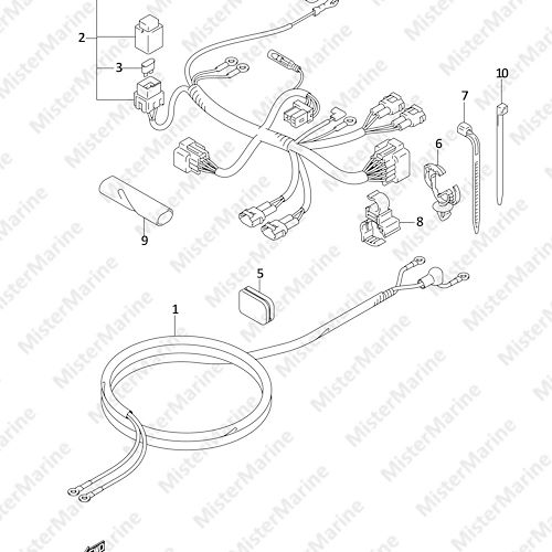 FIG.48 (1-E-11) HARNESS (DF9.9AR P01)