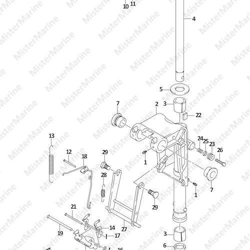 FIG.54 (1-F-4) SWIVEL BRACKET (DF8AR P01)
