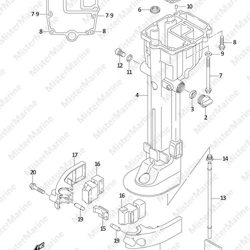 FIG.58 (1-F-9) DRIVE SHAFT HOUSING