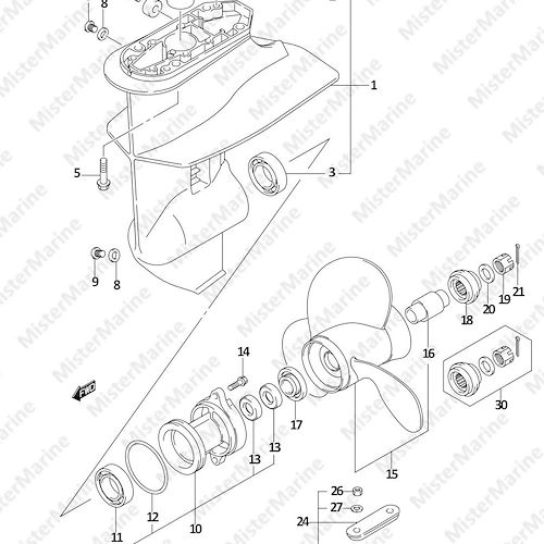 FIG.59 (1-F-10) GEAR CASE