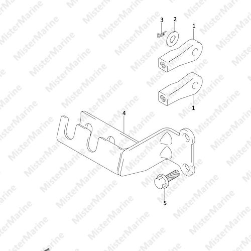 FIG.73 (1-H-3) REMOCON CABLE HOLDER (DF8AR P01)