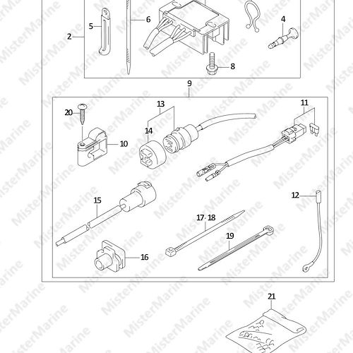 FIG.78 (1-H-8) OPT:ELECTRICAL (MANUAL STARTER) (DF9.9A P01)